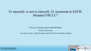 To intensify or not to intensify 1L treatment in EGFR-Mutated NSCLC?