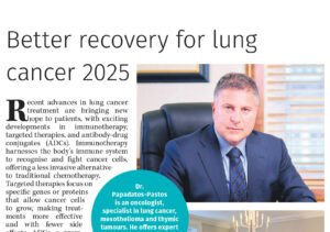 Better recovery for lung cancer 2025