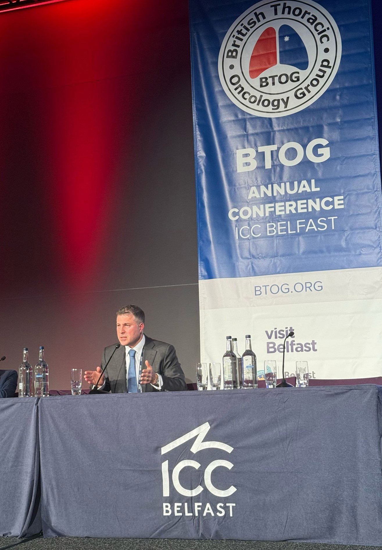 Dr. Papadatos Pastos. 2025 British Thoracic Oncology Group (BTOG) Meeting in Belfast