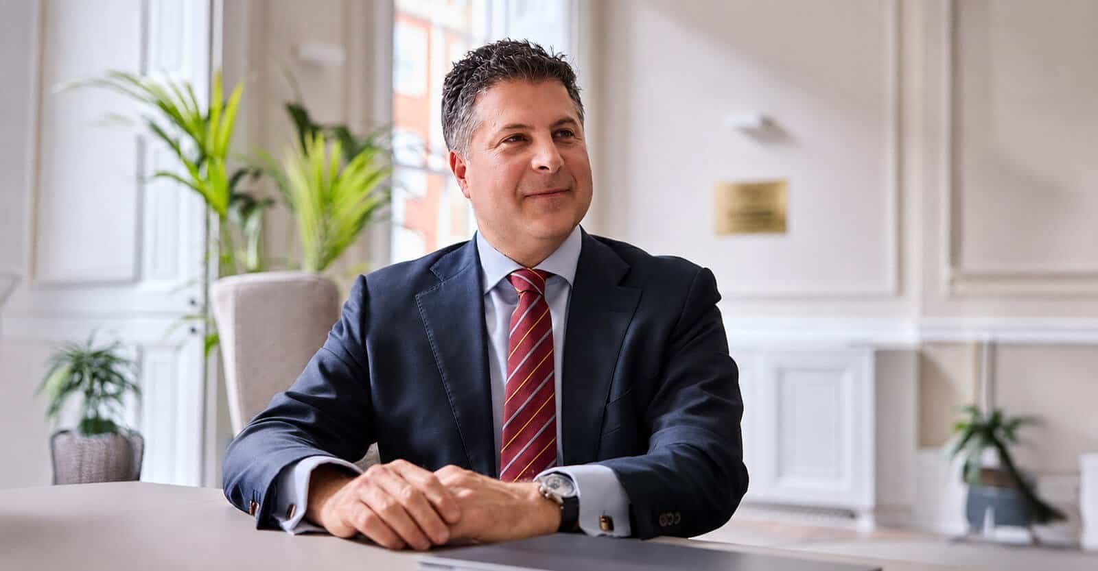 Dr Dionysis Papadatos-Pastos, consultant medical oncologist, discussing GLP-1 receptor agonists and lung cancer research at his London practice